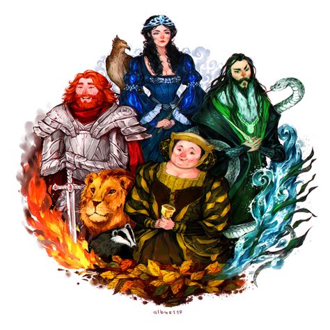 Hogwarts Founders by albus119 on DeviantArt