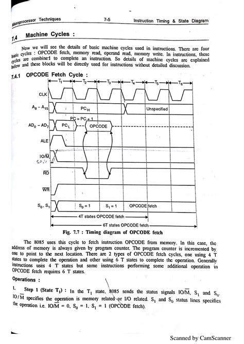 SOLUTION: Instruction timing diagram 8085 microprocessor - Studypool