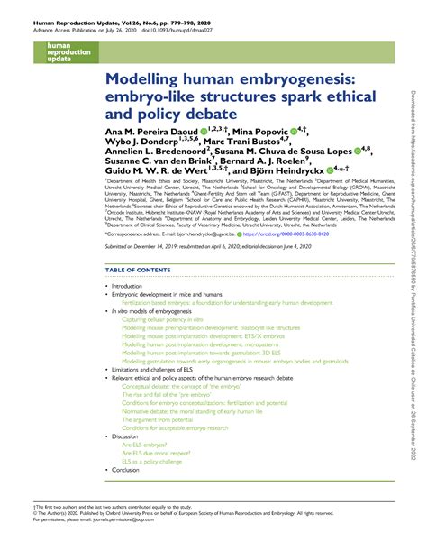 Modelling human embryogenesis embryo - Modelling human embryogenesis ...