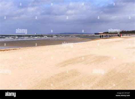 The Beach in Swinoujscie in Poland Stock Photo - Alamy