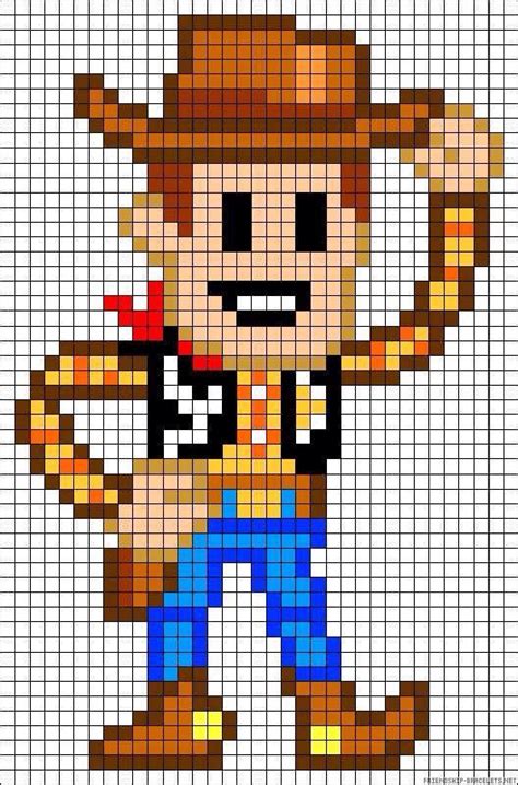 Toy story | Pixel art, Perler bead disney, Pixel art pattern