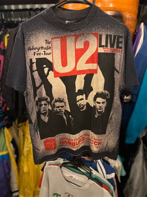 1984 U2 Unforgettable Fire Live Tour Band T Graphic Tee Shirt - Etsy