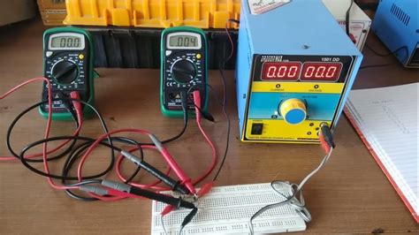 Pn Junction Diode Experiment Circuit Diagram