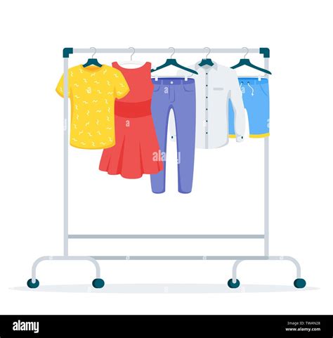 Hanging closet Stock Vector Images - Alamy