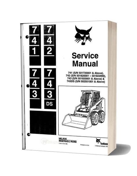 Bobcat 741 742 743 743ds Service Manual