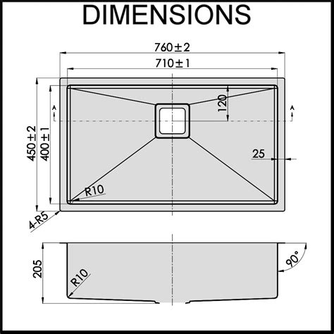 Stainless Steel Kitchen Sink - Large Bowl - 1.5mm Thick - renovatorsto