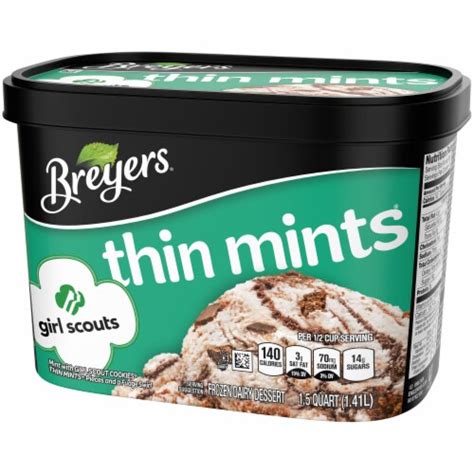 Breyers Girl Scouts Thin Mints Ice Cream, 1.5 qt - Ralphs