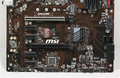 Visual Inspection - The MSI Z370-A Pro Motherboard Review: Entry Level ...