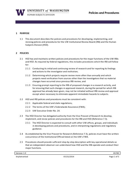 7 Procedure Manual Samples Examples Templates Sample