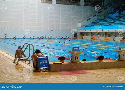 Indoor swimming pool editorial photo. Image of asia, guangdong - 70048291