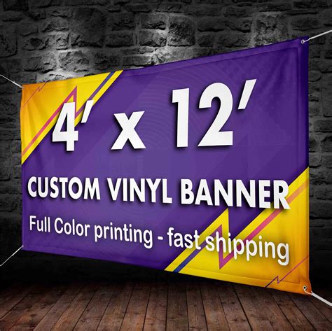 Custom Vinyl Banner Vinyl Banner Printing Full Color Vinyl - Etsy