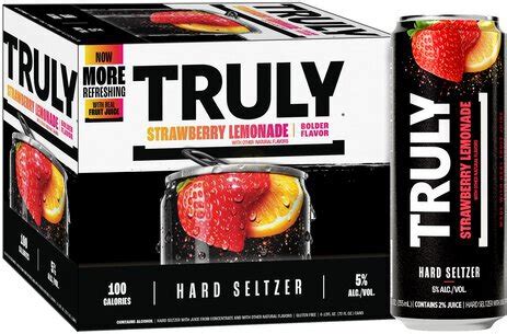 TRULY Hard Seltzer Strawberry Lemonade 12OZ - Jay's Wine & Spirits ...