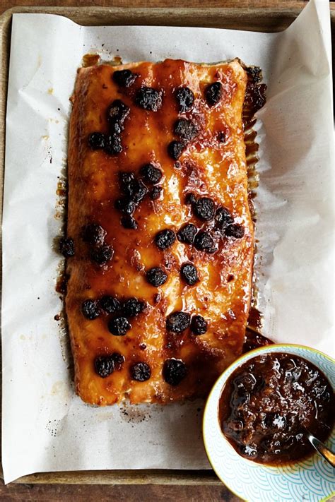 Tart Cherry Ginger Teriyaki Salmon Recipe - Reluctant Entertainer