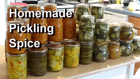 Homemade Pickling Spice for Yummy Pickles and Relishes too! - YouTube