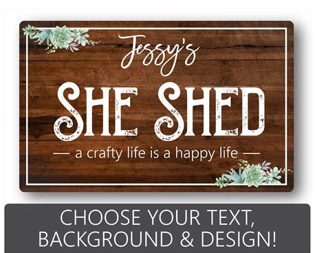 She Shed Decor She Shed Signs Shed Signs She Shed | Etsy