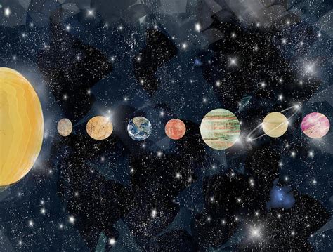 The Solar System Painting by Bri Buckley - Pixels