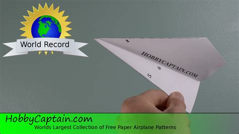 World Record Paper Plane – Suzanne – HobbyCaptain.com