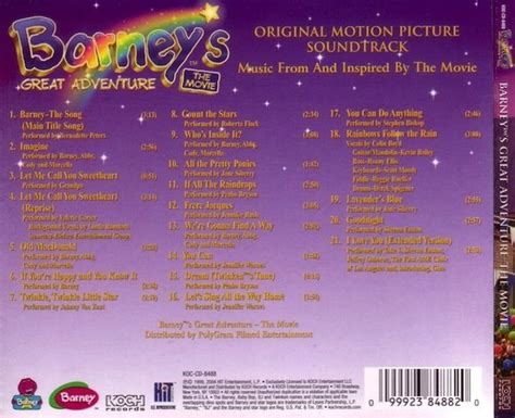 Various - Barney's Great Adventure - Original Motion Picture Soundtrack ...