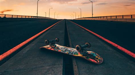 Download Skater Girl Celebrates Aesthetics Wallpaper | Wallpapers.com