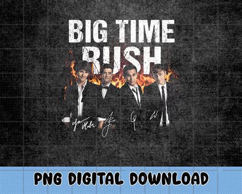 Big Time Rush PNG, Big Time Rush Merch Tour Png, Pop Music Png File ...