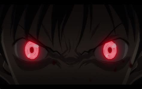 Neon Genesis Evangelion Ikari Shinji Anime Dark Glowing Eyes Red Eyes ...