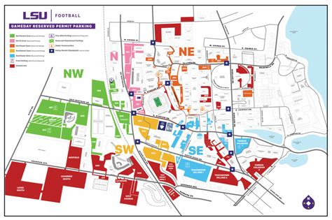 Lsu Parking Map - Online Course