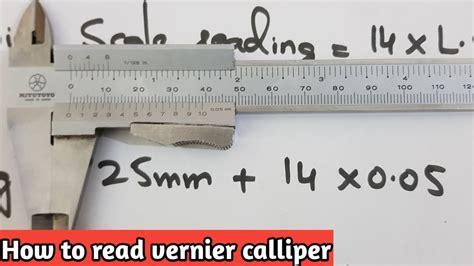 How to read "vernier Calliper" - YouTube