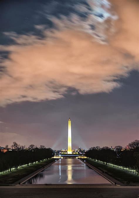 Washington Monument at Night Photograph by Carol Ward - Fine Art America