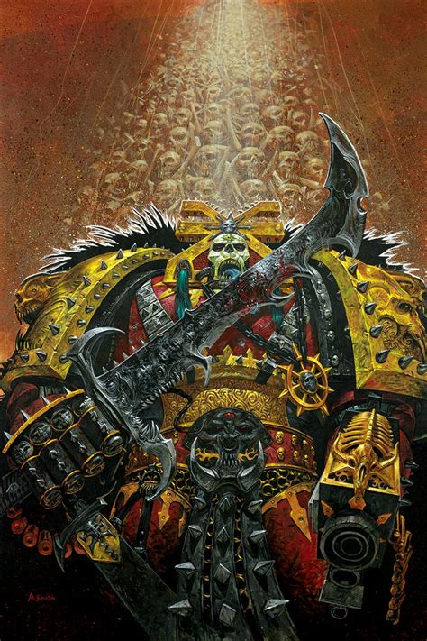 Classic Khornate Space Marine – WARHAMMER ART