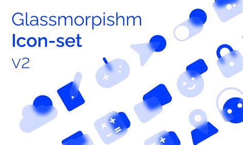 Glassmorphism Icons | Figma