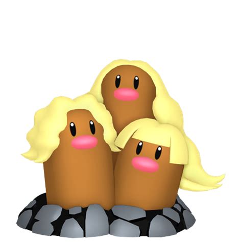 Alolan Dugtrio • Generation VIII Pokédex • Marriland.com