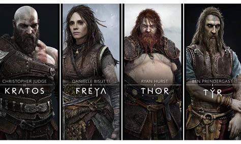 Characters in God of War Ragnarok - Attract Mode