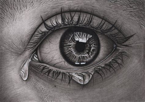 Pencil Drawing Eye Crying Meaningful Drawings Crying Girl Drawing | The ...