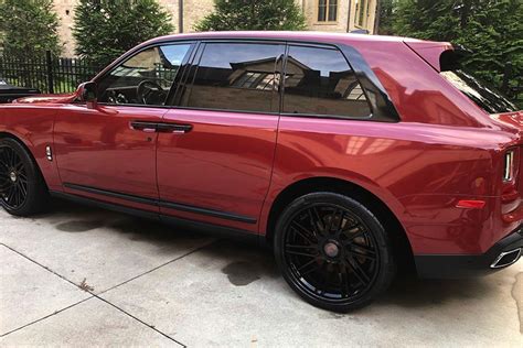 Rolls-Royce Cullinan Bohemian Red on Forgiato Wheels (TEC 3.6) 2019 ...