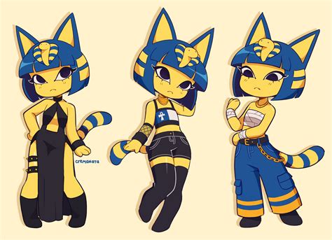 Ankha but she got new outfits 💛 | Ankha | Know Your Meme