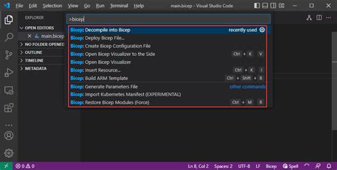 Create Bicep files by using Visual Studio Code - Azure Resource Manager ...