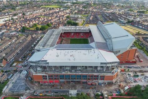 Anfield Road Stand opening DELAYED - reduced capacity for opening games ...