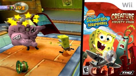 SpongeBob SquarePants: Creature from the Krusty Krab ... (Wii) Gameplay ...