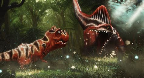 Spinosaurus VS T-Rex by IResARTS on DeviantArt