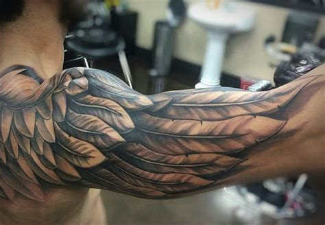 The 109 Best Wing Tattoos for Men | Improb | Wing tattoo men, Cool ...