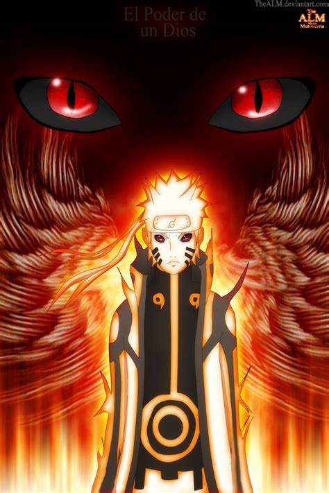 Naruto Uzumaki Bijuu Mode Wallpaper