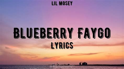 Lil Mosey - Blueberry Faygo (Lyrics) - YouTube