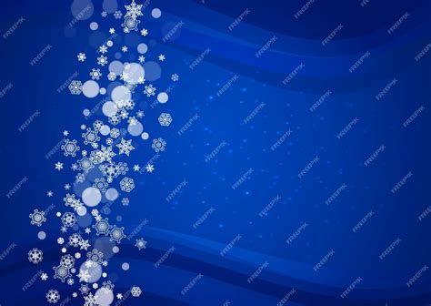 Premium Vector | Christmas background with white snowflakes