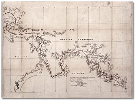 A true map of the survey under the 7th Article of the Treaty of Ghent ...