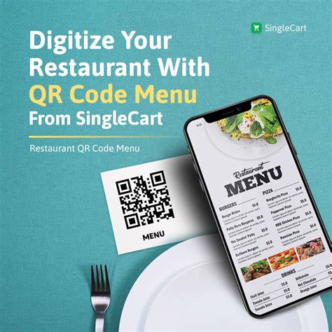 Digitize your restaurant with QR Code Menu From SingleCart - POS App to ...