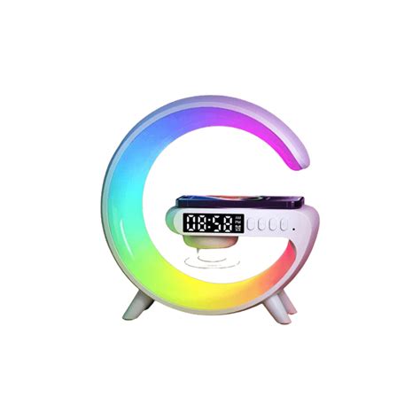 G-11 Wireless Charger Lamp Speaker Clock Double Speaker | Apna Baazar