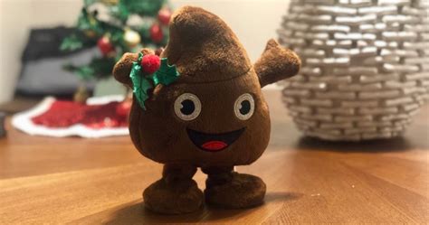 Holiday Time 8" Dancing & Singing Poop Emoji w/ Mistletoe Only $7.99 at ...