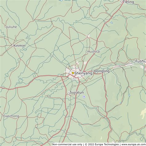 Map of Shenyang, China | Global 1000 Atlas