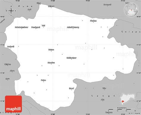 Political Map Of Satara - Bank2home.com