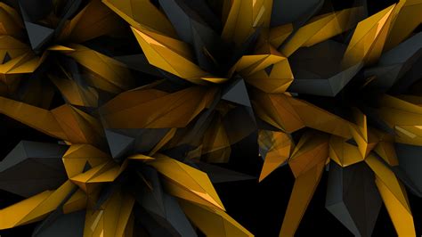 Download Shine Brightly with a Black and Gold Desktop Wallpaper ...